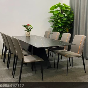 Bộ Bàn Ăn Thông Minh 2m 8 Ghế Nhập Khẩu