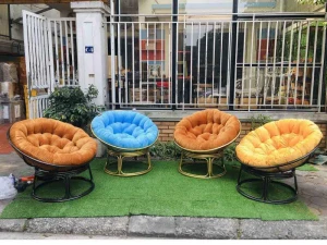 Ghế Papasan Thư Giãn Khung Sắt