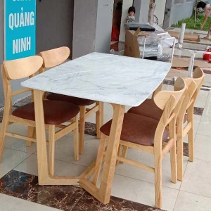 Bàn ăn 4 ghế Mango MG460 mặt đá
