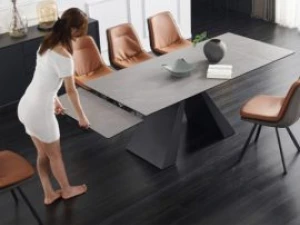 Bàn Ăn Thông Minh Kéo Dài 2m Mặt Đá Ceramic BAD24