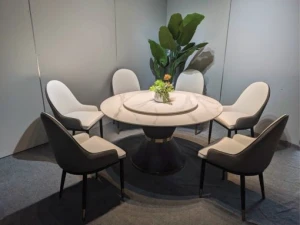 Bàn Ăn Tròn Xoay 6 Ghế