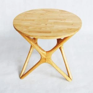 BÀN TRÀ CHÂN SAO GỖ CAO SU 8715