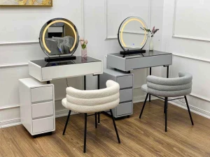 Bàn Trang Điểm Kèm Ghế Nhập Khẩu BTD128