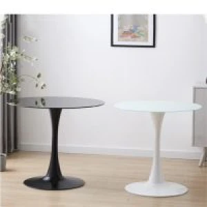 Bàn Tulip Mặt Kính Cường Lực D60cm