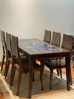 Bộ Bàn Ăn 6 Ghế Gỗ Sồi VIP5
