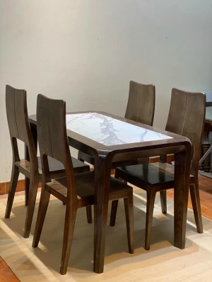 Bộ Bàn Ăn Gỗ Sồi VIP01