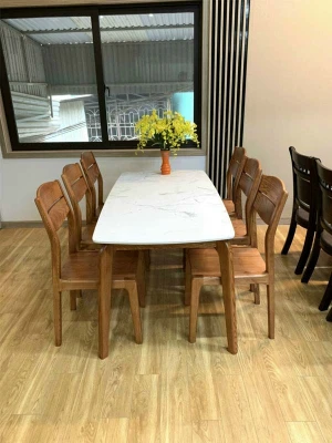 Bộ Bàn Ăn Gỗ Sồi VIP3