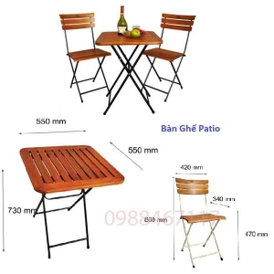 Bộ Bàn Ghế CaFe Fansipan CF287