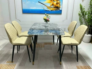 Bộ bàn mặt đá 4 ghế Vertical