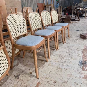 Ghế Ăn Cafe Thonet Tựa Lưng Mây G4351