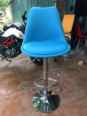 Ghế bar xoay Eames bọc vải cao cấp 7219