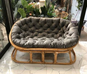 Ghế Mây Papasan Đôi Cao Cấp PSD1608