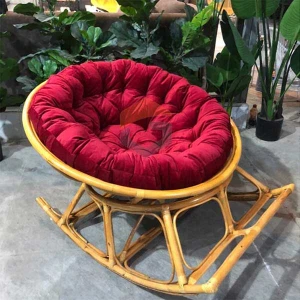 Ghế Papasan Bập Bênh Mây Thật PS032