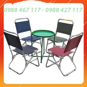 Ghế Xếp Inox Cafe Trà Chanh GX212