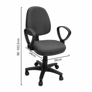 Ghế Xoay Văn Phòng Hoà Phát Màu Ghi GX2321