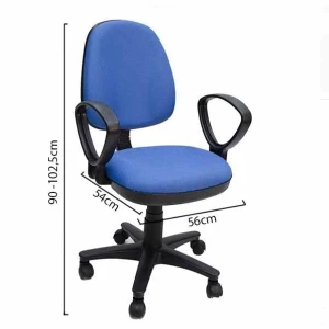 Ghế Xoay Văn Phòng Hoà Phát Màu Xanh GX354