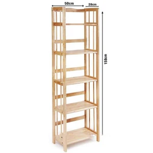 Kệ Để Sách Gỗ 5 Tầng