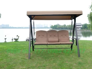 Xích Đu 3 Chỗ Nhập Khẩu Mái Che Bạt Dày XDN312