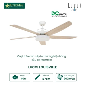 LUCCI LOUISVILLE WH - Quạt Trần LuxuryFan