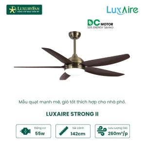 LUXAIRE STRONG II ST565AB/WG - Quạt Trần LuxuryFan