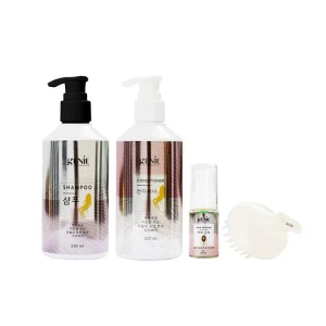 Bộ gội - xả - dưỡng tóc Nhân Sâm kèm lược massage Genie