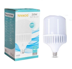 ĐÈN BÚP TRỤ NHÔM 30W TUVACO