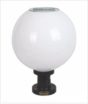 Đèn Trụ Hình Tròn Năng Lượng Mặt Trời 40cm TSG3007b