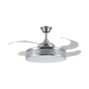 QUẠT TRẦN TRANG TRÍ LIỀN ĐÈN TUVACO C600A9-08