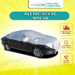 Bạt phủ nửa xe ô tô Bạt che nóc xe hơi chống nóng, chống xước, chống mưa, cho các dòng xe