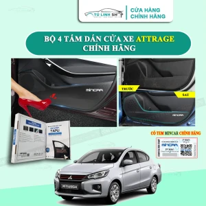 Bộ 4 Tấm dán Tapli xe ATTRAGE chống trầy xước cửa xe
