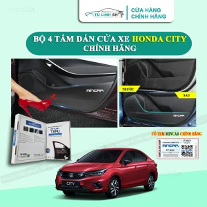 Bộ 4 Tấm dán Tapli xe Honda CITY chống trầy xước cửa xe