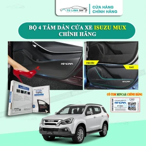 Bộ 4 Tấm dán Tapli xe ISUZU MUX chống trầy xước cửa xe