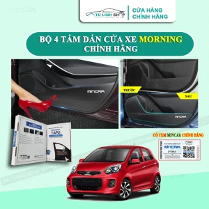 Bộ 4 Tấm dán Tapli xe KIA MORNING chống trầy xước cửa xe