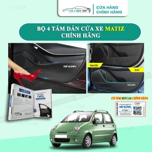 Bộ 4 Tấm dán Tapli xe MATIZ chống trầy xước cửa xe