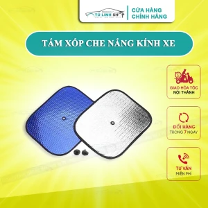 bộ che nắng ô tô hút kính, tráng nhôm cách nhiệt phản quang