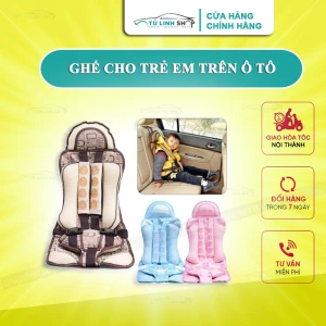 Đai ghế ngồi cho bé trẻ em trên xe hơi ô tô loại cao cấp