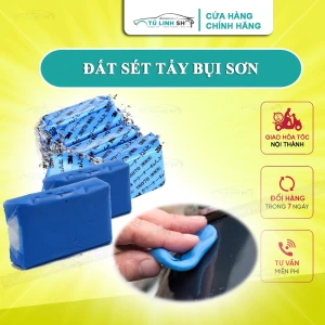 Đất sét tẩy bụi sơn, nhựa đường, dầu mỡ cho ô tô