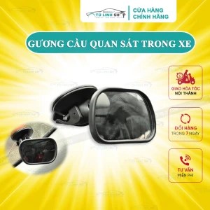 Gương lồi quan sát hàng ghế sau, trông trẻ con, quan sát hành khách