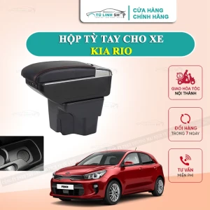 Hộp tỳ tay xe Kia MORNING cao cấp tích hợp 7 cổng sạc USB - Bảo hành 12 tháng