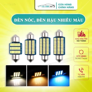 LED trần ô tô gắn nóc xe C5W full size 31mm, 36mm, 39mm, 41mm chip 3014 nhiều màu lựa chọn
