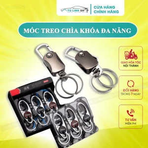 Móc treo chìa khóa ô tô bằng thép cao cấp