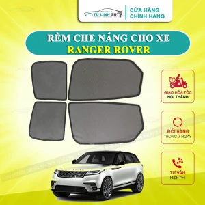 Rèm che nắng nam châm cho Ranger Rover, bộ 4 tấm cho 4 cửa, hàng loại 1 cao cấp nhất, vừa khít kính