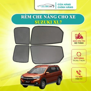 Rèm che nắng nam châm cho xe Suzuki XL7, bộ 4 tấm cho 4 cửa, hàng loại 1 cao cấp nhất