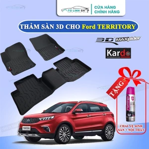 Thảm lót sàn Ford TERRITORY bằng khuôn đúc hãng Kardo, Chất liệu TPV an toàn không độc hại