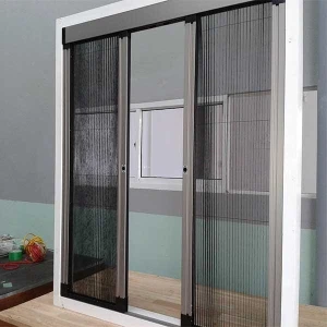 Cửa lưới chống muỗi dạng lùa DL 07 màu đen nhám - Giàn Phơi Hòa Phát