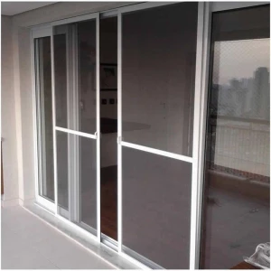 Cửa Lưới Chống Muỗi Dạng Lùa HP011 Màu Trắng Sứ - Giàn Phơi Hòa Phát