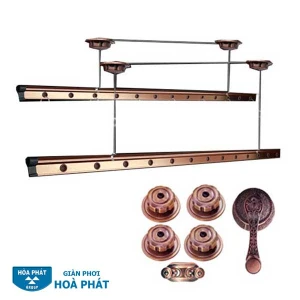 Giàn Phơi Gắn Trần Hoà Phát HL-999A Chịu Lực 70kg, Đỏ Đồng