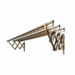 Giàn Phơi Gắn Tường Hòa Phát Star HP-69 Xếp Ngang, Bung tối đa 80cm - Giàn Phơi Hòa Phát