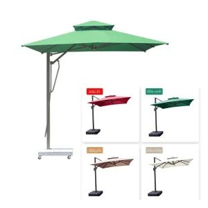 Ô Dù Lệch Tâm Vuông Hòa Phát 2.5m - Phiên Bản Không Viền Rũ - Giàn Phơi Hòa Phát