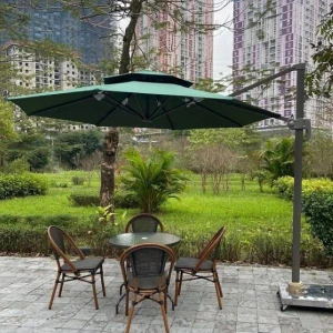 Ô Lệch Tâm Hòa Phát Vuông Hệ Nâng Hạ Màu Xanh - Giàn Phơi Hòa Phát